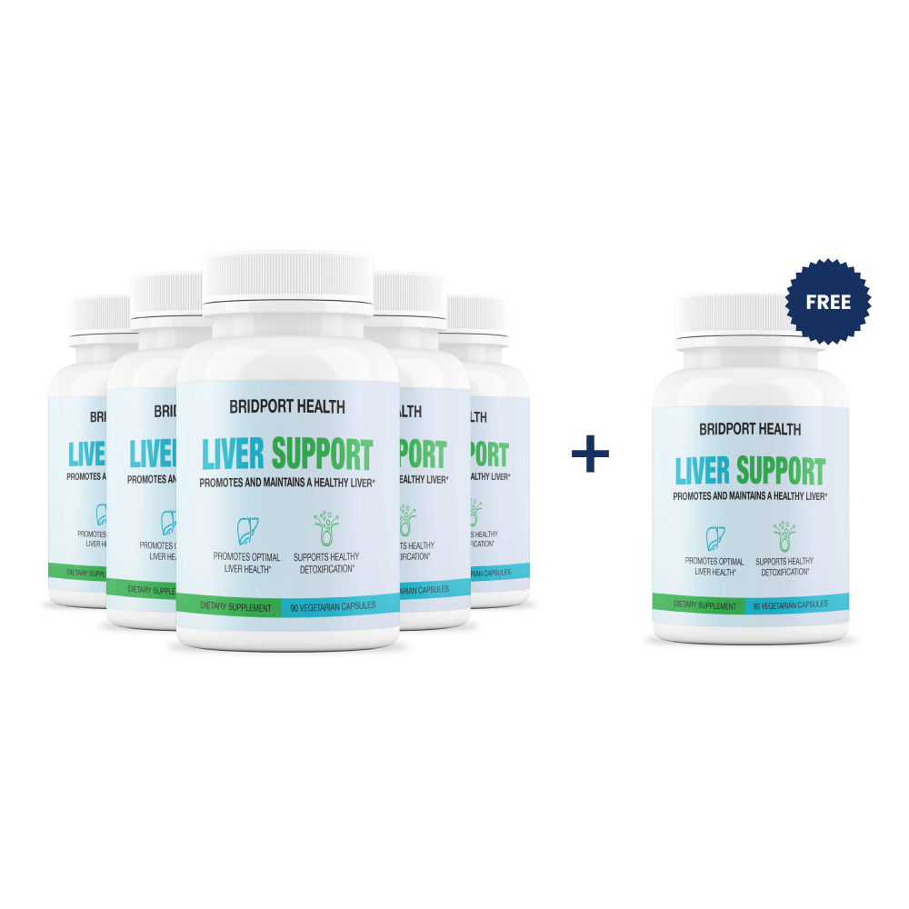 Bridport Health Liver Support (5 Bottles + 1 Free Offer)