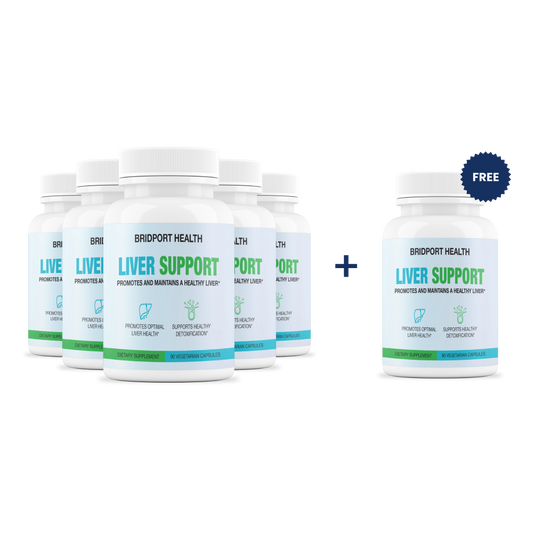 Bridport Health Liver Support (5 Bottles + 1 Free Offer)
